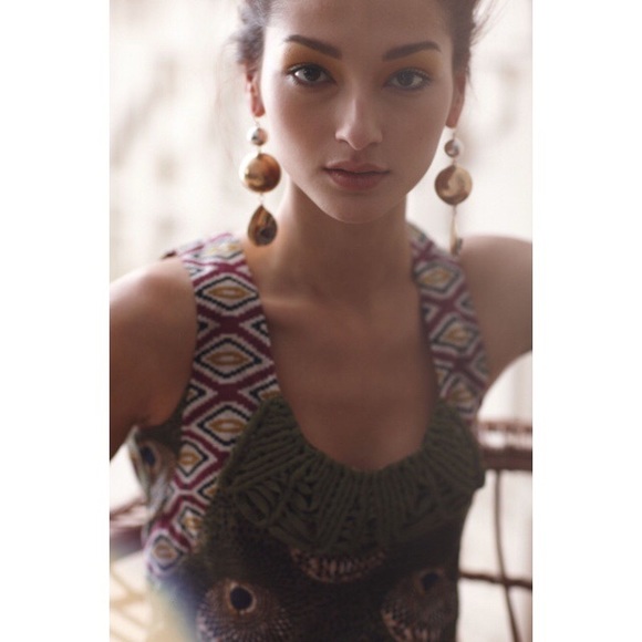 Anthropologie Tops - Anthropologie Fei Tribal Print Tank Top